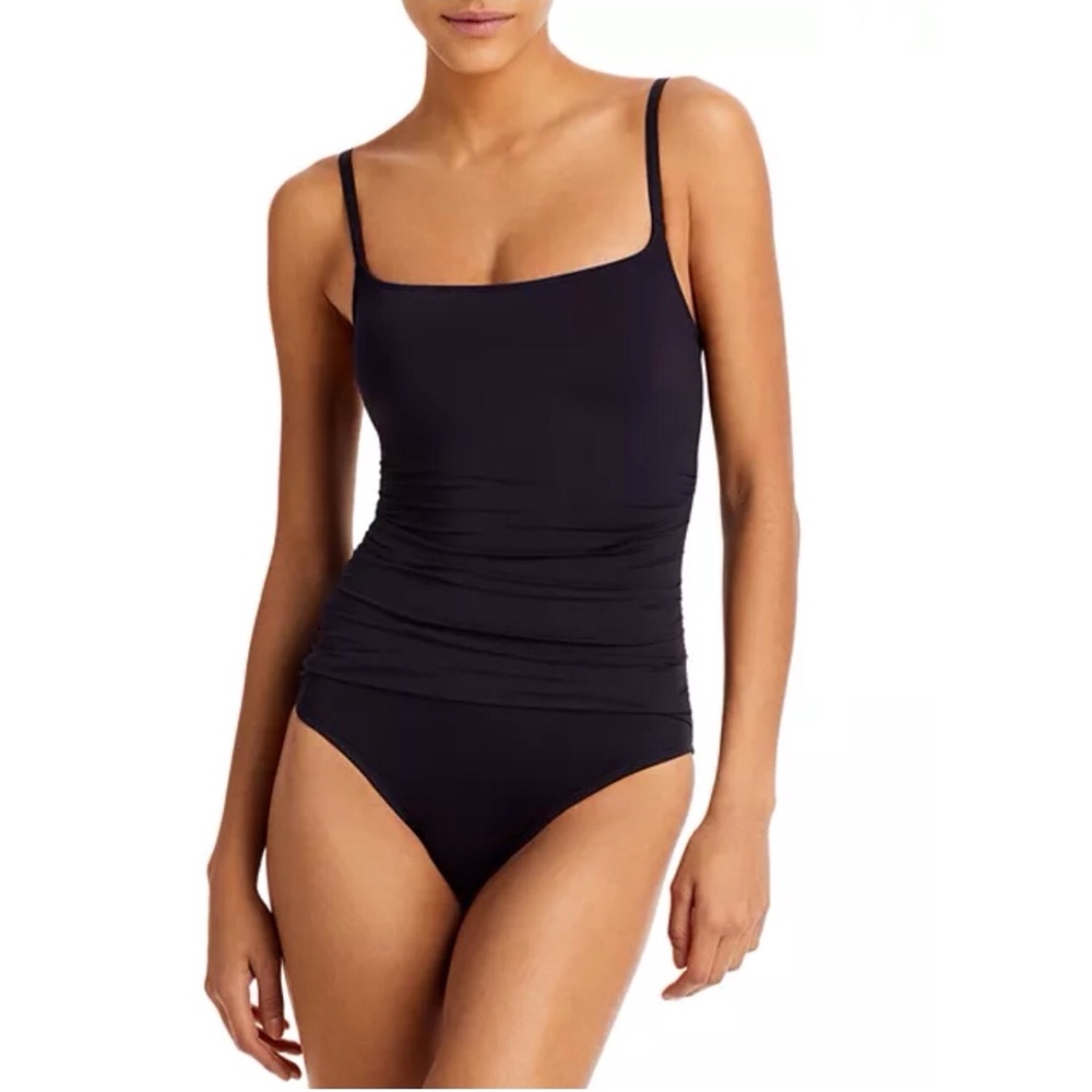 La Blanca Black Island Goddess One Piece Swimsuit Size 14 - Picture 1 of 7